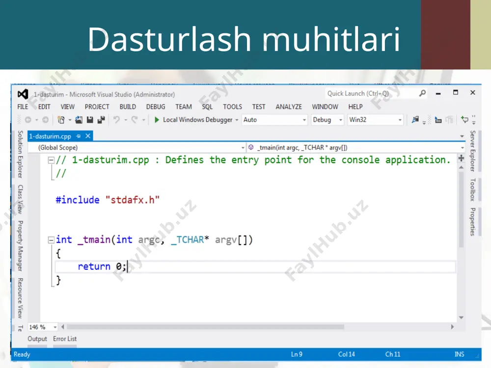 c++ da dastlabki dasturni yozish - Page 5