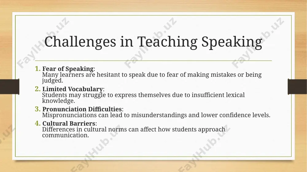 teaching speaking: overview and strategies - Page 5