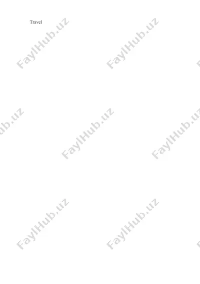 traveling report — DOCX