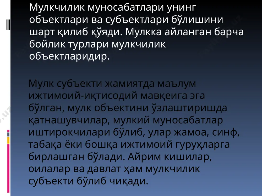 мулкчилик муносабатлари - Page 5