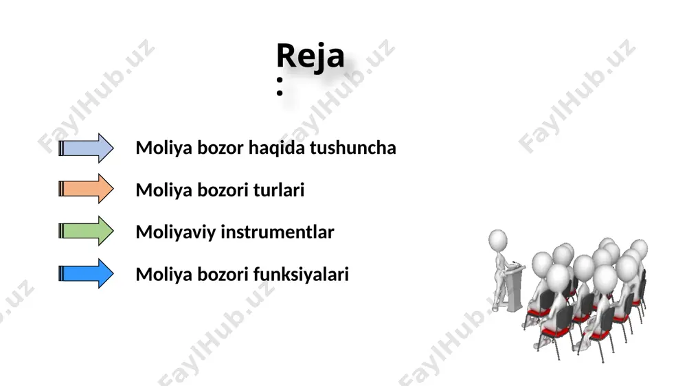 valyuta bozori sug’urta bozori kapital bozori qarz yoki obligatsiya bozori moliyaviy instrumentlar moliyaviy instrument- qarz majburiyati yoki ulush munosabatini yuzaga keltiruvchi moliyaviy aktivdir. moliyaviy instrumentlar bozor ishtirokchilari o’rtasidagi bitim natijasida shakllanadi. bunda bitimning bir ishtirokchisi moliyaviy aktivni qo’lga kiritgan ikkinchi tomonda moliyaviy majburiyatlar bo’yicha to’lovni talab qilish huquqini beradi, tashkilot yoki fuqorolarga tegishli mulkiy huquqni o’zida jamlaydi. moliyaviy instrumentlar pul instrumentlari moliyaviy derivativlar xorijiy valyuta ayriboshlash instrumentlari forward futures swop options qimmatli qog’ozlar depozit kredit spot to'g'ridan-to'g'ri forvardlar valyuta svopi forward futures swop options moliyaviy derivativlar moliyaviy vositalar aktivlari sinflari yuqorida sanab o'tilgan moliyaviy instrumentlar turlaridan tashqari, moliyaviy instrumentlarni ikkita aktiv sinfiga ajratish mumkin. 1. qarzga asoslangan moliyaviy instrumentlar qarzga asoslangan moliyaviy instrumentlar sub'ekt korxonaning kapital miqdorini oshirish uchun foydalanishi mumkin bo'lgan mexanizmlar sifatida tasniflanadi. masalan, obligatsiyalar, qarzlar, ipoteka kreditlari, kredit kartalari. ular biznes muhitining muhim qismidir, chunki ular korporatsiyalarga kapital o'sishi orqali rentabellikni oshirishga imkon beradi. 2. kapitalga asoslangan …