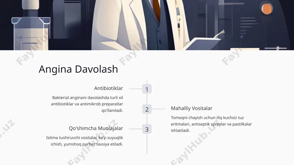 o'tkir tonzillit (angina) — sabablari, asoratlari, tashxislash, davolash, oldini olish - Page 5