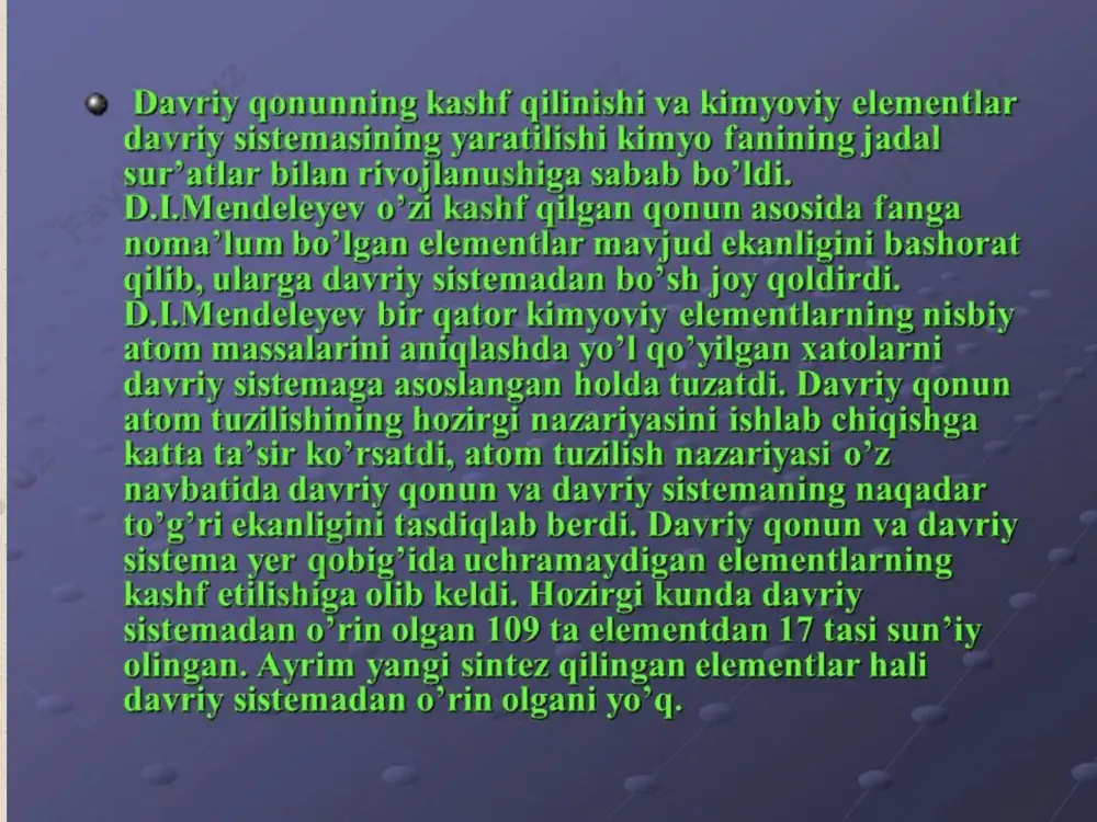 elementlarning davriy sistemasi - Page 3