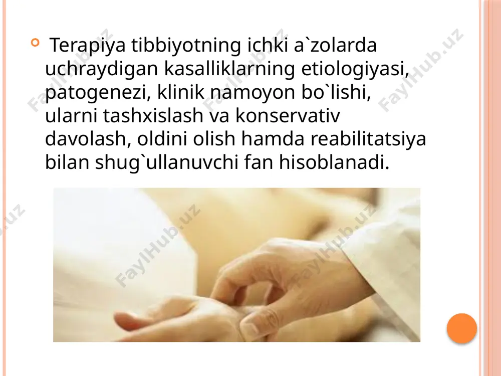 terapevtik kasalliklar fanining rivojlanishi va xususiyatlar - Page 4