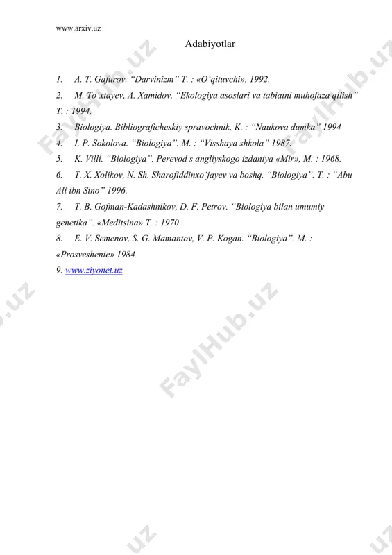 protoplast hosilalari va ularning tarkibi - Page 5