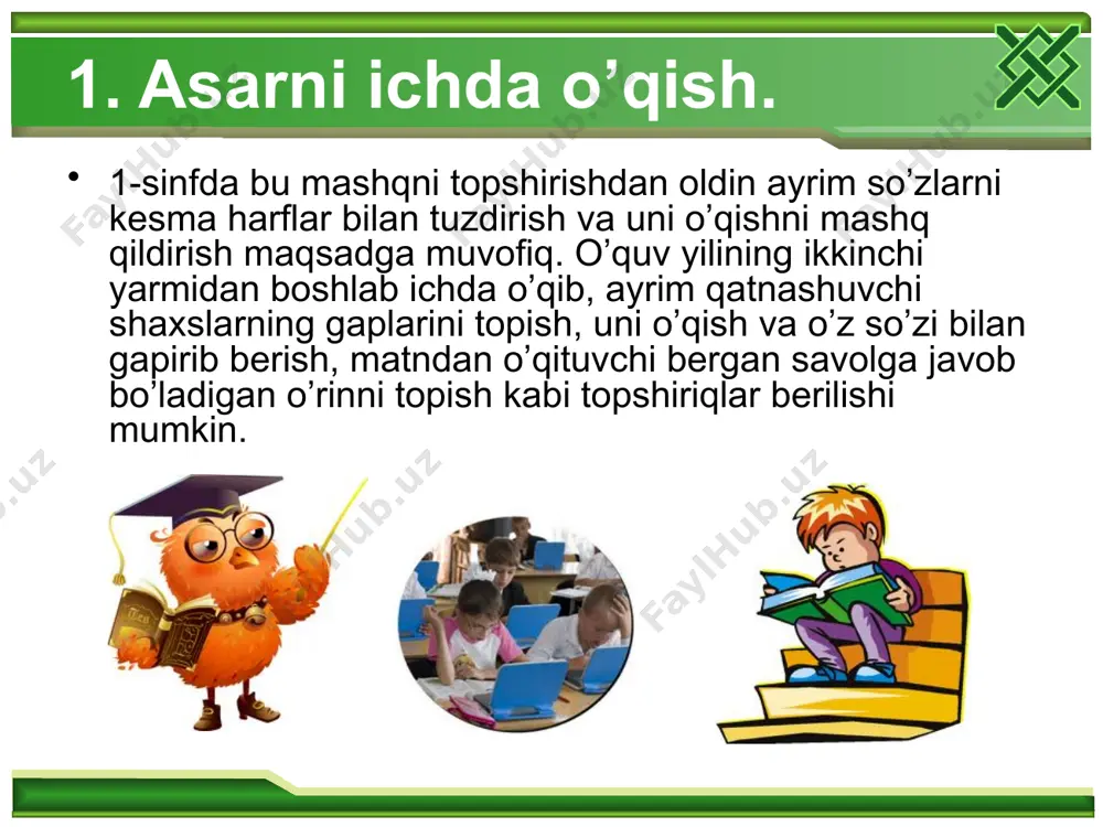 o’qish darslarida mustaqil ishlar - Page 4