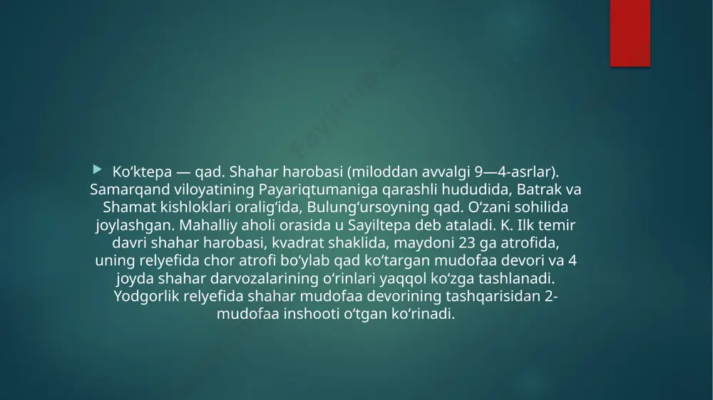 kuktepa qadimgi sug’d shaharlaridan biri - Page 4
