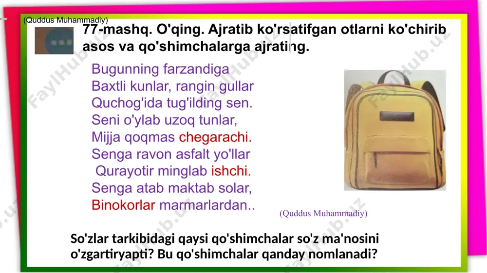 ot yasovchi qo'shimchalar - Page 4