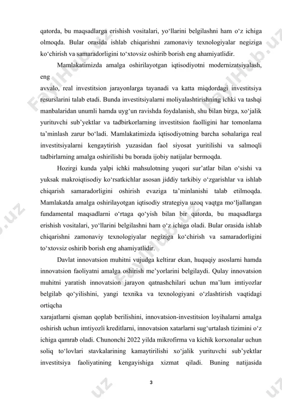 n soliq to‘lovlari stavkalarining kamaytirilishi xo‘jalik yurituvchi sub’yektlar investitsiya faoliyatining kengayishiga xizmat qiladi. buning natijasida mablag‘larni, birinchi navbatda, ishlab chiqarishni texnologik yangilash va zamonaviy texnikani joriy etishga yo‘naltirish imkoni yanada kengaydi. kurs ishining maqsad va vazifalari: pul-kredit va byujet-soliq siyosatining tо‘lov balansiga ta’sirini o’rganish va tahlil qilish.o’zbekiston respublikasining tashqi iqtisodiy aloqalarini kengroq o’rganish, tadqiq va tahlil qilishdan iborat. kurs ishi ob’yekti va predmeti: pul-kredit siyosati va uning makroiqtisodiy tahlillari. byudjet –soliq siyosatining mohiyati va usullari. tо‘lov balansi va pul-kredit,byujet-soliq siyosatining tо‘lov balansiga ta’siri. . to`lov balansini makroiqtisodiy tartibga solish vositalari va usullari. kurs ishning tadqiqot uslubi va uslubiyoti: ilmiy ommabop manbalardan to’plangan ma’lumotlar tahlil qilib,xulosa va takliflar qilish. kurs ishi tuzilishi: bajarilgan kurs ishi kirish qismi, uchta bob va qilingan xulosalardan iborat. ishda o’rganilishi e’tiborga olingan ma’lumotlar tushunarli ravishda ifodalash uchun chizma jadvallar va rasmlar berildi.ishga qo’yilgan maqsadga erishishi uchun to’plangan adabiyotlar manbalarning nomlari va elektron manzillari keltirildi. i bob. …