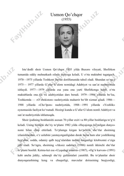 usmon qo’chqor — DOC