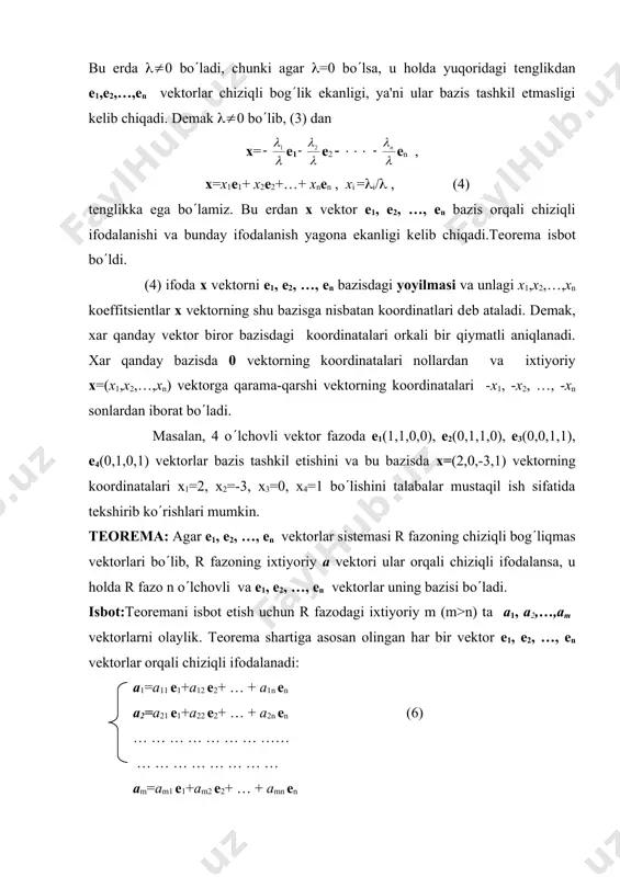 n uning bazisi ekanligi kеlib chiqadi. adabiyotlar: 1. soatov yo.u. «oliy matеmatika», i jild, toshkеnt, o(qituvchi, 1992 y. 2. piskunov n.s. «diffеrеntsial va intеgral hisob», 1-tom, toshkеnt, o(qituvchi, 1972 y. 3. madraximov x.s., ganiеv a.g., muminov n.s. «analitik gеomеtriya va chiziqli algеbra», toshkеnt, o(qituvchi, 1988 y. 4. sarimsokov t.a. «haqiqiy o(zgaruvchining funktsiyalari nazariyasi», toshkеnt, o(qituvchi, 1968 y. 5. t. yokubov «matеmatik logika elеmеntlari», toshkеnt, o(qituvchi, 1983y. 6. rajabov f., nurmеtovа. «analitik gеomеtriya va chiziqli algеbra», toshkеnt, o(qituvchi, 1990 y. 7. shnеydеr v.е., slutskiy a.i., shumov a.s. «oliy matеmatika qisqa kursi», i tom, toshkеnt, o(qituvchi, 1983 y. 8. nazarov r.n., toshpo(latov b.t., dusumbеtov a.d. «algеbra va sonlar nazariyasi», i qism, toshkеnt, o(qituvchi, 1993 y. 9. nazarov x., ostonov k. «matеmatika tarixi», toshkеnt, o(qituvchi, 1996 y. 10. ibroximov r., «matеmatikadan masalalar to(plami», toshkеnt, o(qituvchi, 1990 y. 11. azlarov t., mansurov x. «matеmatik analiz», i qism, toshkеnt, o(qituvchi, 1994 y. _1331462540.unknown _1331462541.unknown _1331462542.unknown …