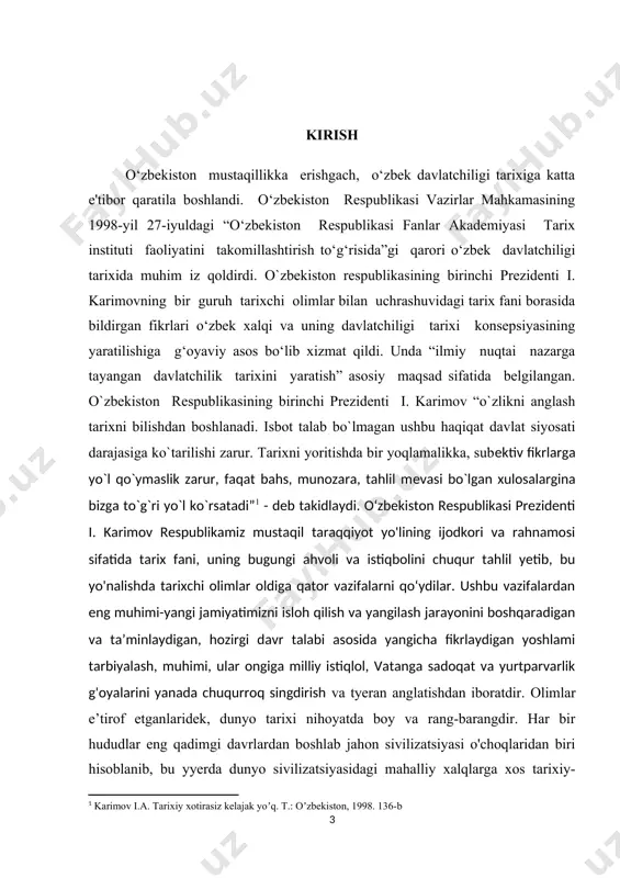 rishlarga olib keldi desak mubolag`a bo`lmaydi. angliya davlatining xi-xv asr davri qoldirgan moddiy va madaniy boyliklar va yodgorliklar tarixda muhim iz qoldirdi hamda bugungi qimmatli arxeologik va etnologik kuzatuvlar uchun katta imkoniyatlar yaratmoqda. mavzuning dolzarbligi. angliya davlatining xi-xv asr davri angliya davlatining jahon davlatchiligi tarixida chuqur iz qoldirgan. hukmron sulola davrida angliyada dehqonlarga nisbatan bir qancha yengiliklar avvalgi davrga qaraganda berildi. biroq ijtimoiy, iqtisodiy tizim bir qadar avvalgi ko`rinishda qoldi. bugungi kunda angliya davlatining xi-xv asr davri va undan oldingi davrda sulolalarning boshqaruv va aholining ijtimoiy, iqtisodiy va agrar sohadagi amalga oshirgan hamda boshqaruv apparatini o`zaro solishtirish zarurati mavjuddir. shu jihatlari tufayli ham bu suulola davrining dolzarbligini tushunish mumkin. kurs ishining maqsadi va vazifasi: ushbu kurs ishining maqsadi angliya davlatining xi-xv asr davrining jahon tarixidagi o`rnini yanada kengroq ochib berish. bu davlat haqida ma’lumotlar juda kam. shu tufayli bu davrga doir ma’lumotlar bazasini kengaytirish va uni ilmiy nuqtai nazardan o`rganib …