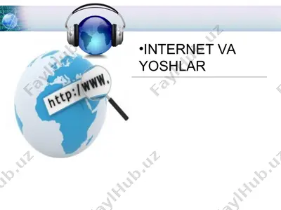 internet va yoshlar — PPT