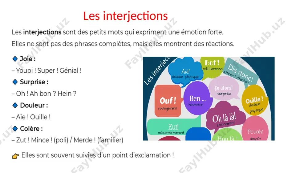 les comportements. interjections et exclamations. - Page 3