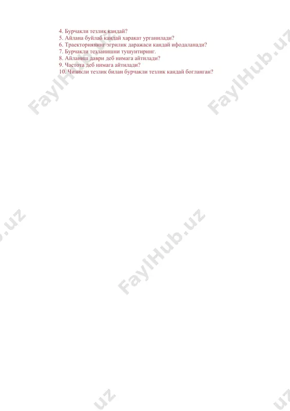 elektron darslik - egri chizikli harakatlar - Page 4