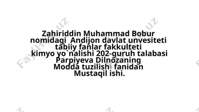 molekulyar kimyo — PPTX