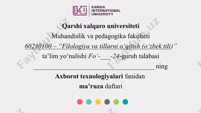 smart o‘qitish ta’lim vositalari (smart interaktiv ta’lim vositalari) — PPTX