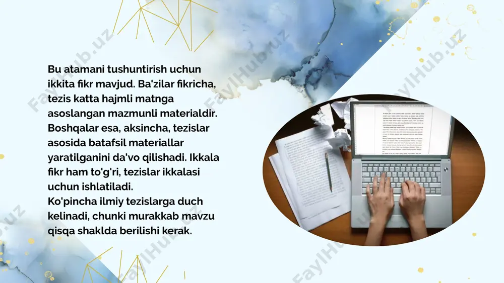 tezislar. tezis turlari - Page 4