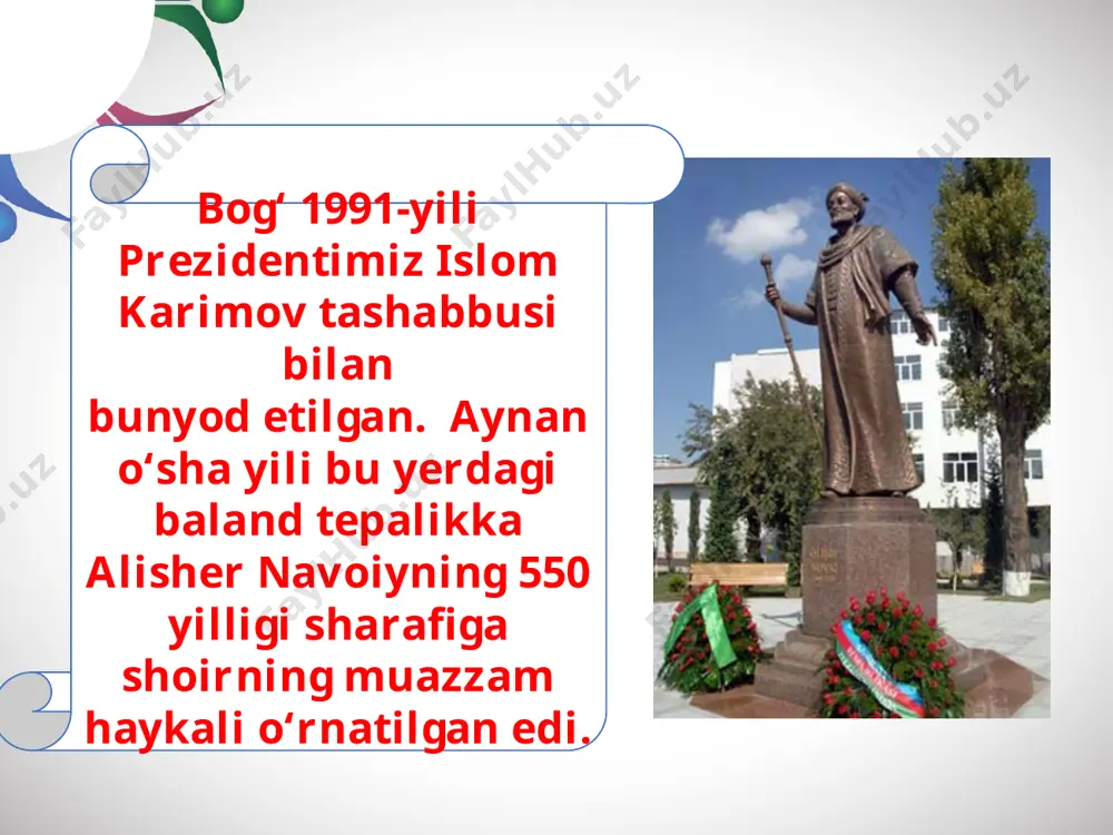 o‘zbekiston milliy bog‘i 6 - sinf. vatan tuyg'usi - Page 5