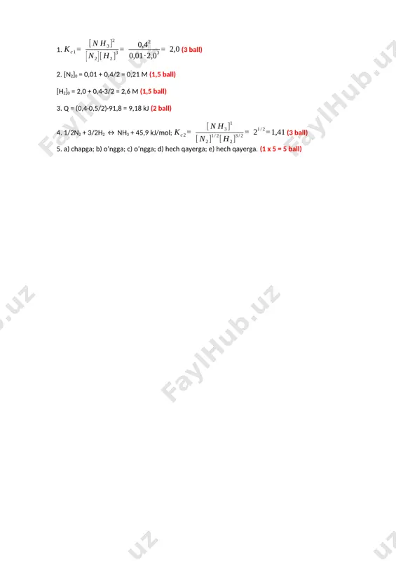 kimyo sinovi 9-sinf yechimi - Page 2