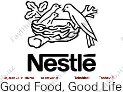 nestle brend tarixi — PPTX