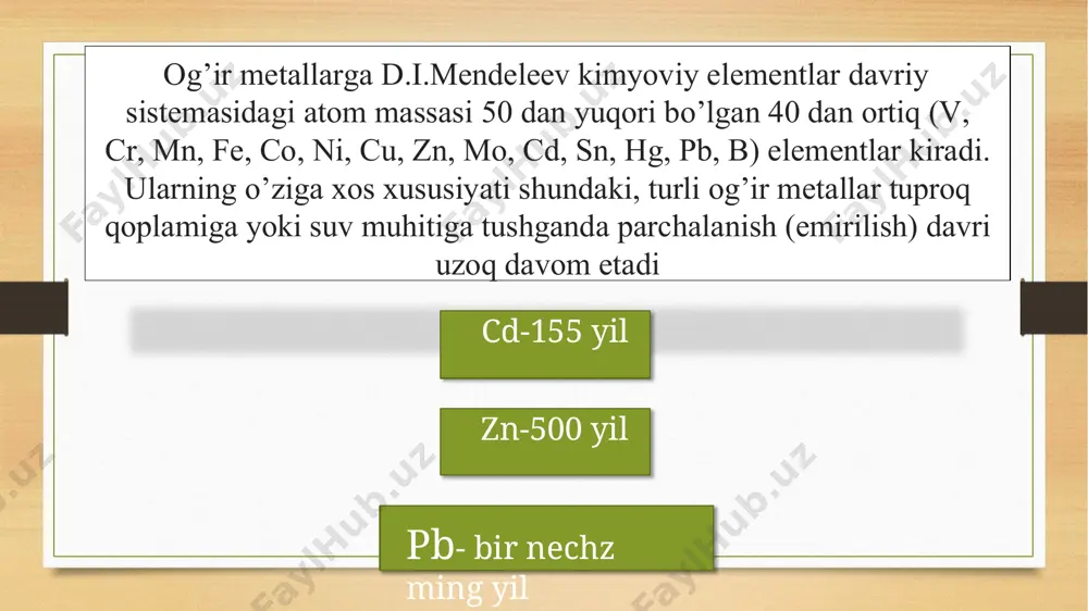 tuproqlarni og’irmetallar va ularning birikmalarini ifloslanishi - Page 5