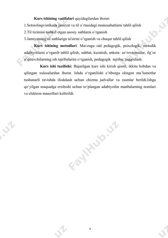 boshqa xalqlarga munosabati, dilidagi eng samimiy va chuqur fikrlari til orqali o`z ifodasini topadi. millatning qanchalik taraqqiy etganligi uning til madaniyatida juda yaqqol namoyon bo`ladi. buni jahondagi yuzlab millatlar misolida ko`rish mumkin. yuqorida ta'kidlanganidek, til jamiyatda paydo bo`lganidan boshlab ijtimoiy xarakterga ega. chunki til kishilar jamoasida, ijtimoiy mehnat jarayonida yuzaga kelgan bo`lib, o`zaro aloqa bog’lash, fikr almashishga xizmat qiladi. til faqat jamiyatda, odamlar o`rtasidagina mavjud bo`lgan ijtimoiy quroldir. tilning taqdiri jamiyat taqdiri bilan bog’langan. jamiyat yo`q ekan, til ham bo`lmaydi. til birligi va uning erkin rivojlanishi millatning asosiy belgilaridan biridir. milliy tilning xalq tilidan farqi, uning adabiy yozuv shaklining mavjudligidadir. milliy tilning bu shakli mazkur millatning har bir a'zosi, har bir sheva uchun umumiydir. har bir millatning madaniy merosi ana shu tilda o`z aksini topadi. har bir til turli rivojlanish davrini boshidan kechiradi. birorta til paydo bo`lganidan boshlab to hozirgacha faqat o`z-o`zicha rivojlanib kelayapti deyish mumkin emas. ma'lumki, til inson …