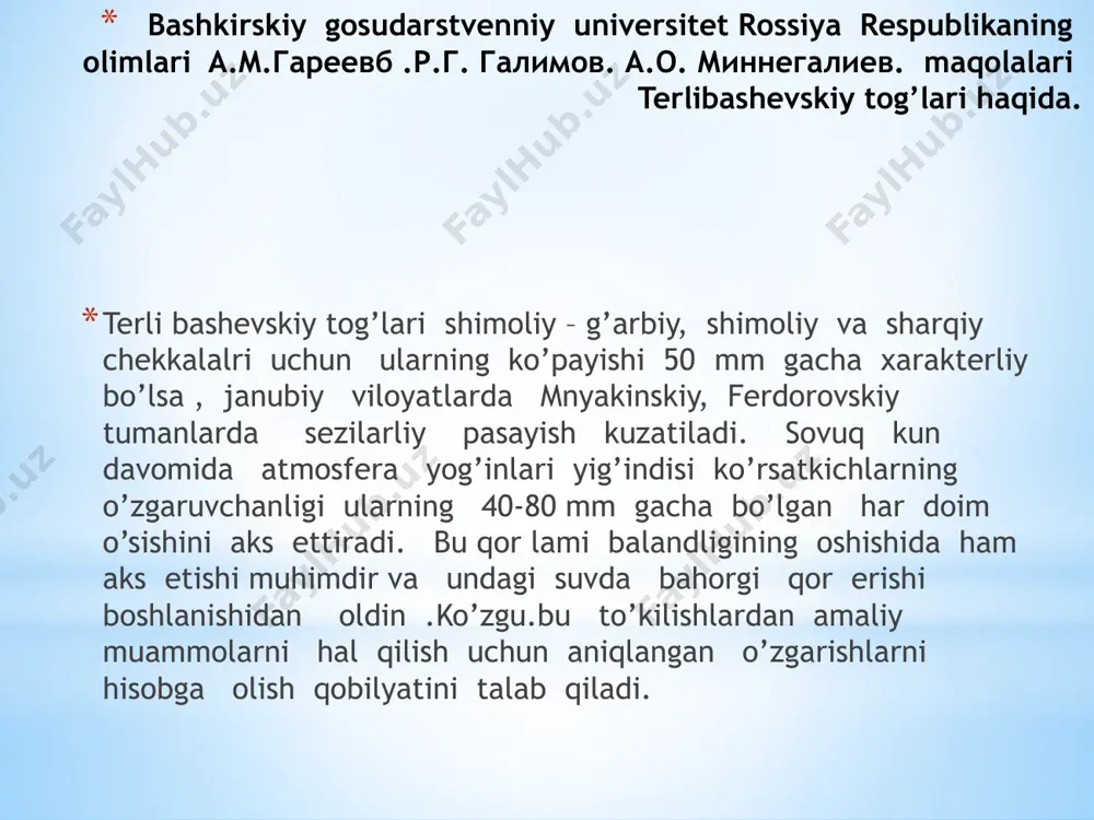 i nazaridan talqin qilindi. o’rganish maydoni xeyex daryosi havzasi g’arbiy va sharqiy osiyo yozgi mussoni o’rtasidagi iqlim kesishmasi joylashgan deydi. tog’dagi tuproqlarda yuvilganda keyin eng katta qismini uglrod bo’lishi mumkin degan fikirlar haqida . maraseni va pandey 2014 yilda .tuproqning 30 sm yuqori qismida uglerod atmosferaga qaraganda yer ustki o’simliklarida saqlanadigan taxminan uch baravar ko’p degan . batjes 1996 yilda insonning tabiiy o’simliklarning buzilishi atmosferaga 1015 g c yilga o’tishiga sabab bo’lganliga taxmin qilmoqda ularning taxminan 17% tuproqdan organik moddalaridan olingan bo’lish mumkin degan. houghton 1991- yil tuproqning organik uglerodini (soc) ko’paytirish iqlim o’zgarishini yumshatish va tuproq unumdorligi va sifatini saqlab qolish yoki yaxshilashiga yordam berish mumkin degan fikirlarni bildirib o’tgan. /docprops/thumbnail.jpeg