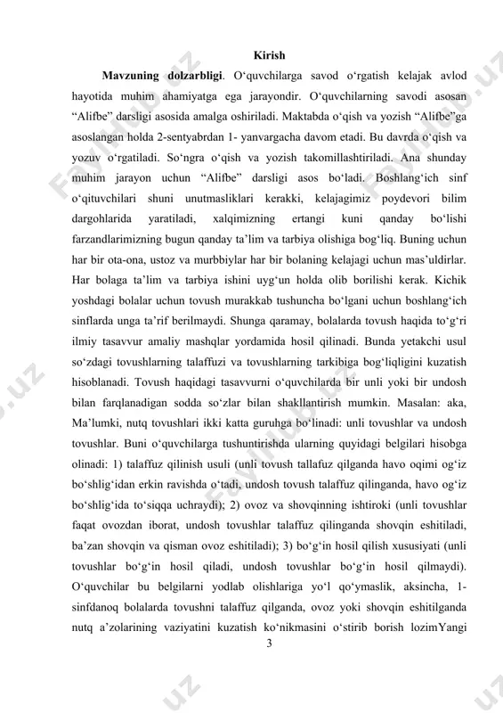 muminsoniy qadriyatlarni singdirib borish, shu orqali ularni ona vatanga muhabbat, pokiza orzular ruhida kamol toptirish bugungi kundagi eng muhim, eng dolzarb masalalardan biridir. · o‘quvchilarning yosh xususiyatlarini e’tiborga olgan holda, milliy va jahon adabiyotining eng munosib namunalari bilan tanishtirish asosida ularning qalbida vatanparvarlik, ezgulik, insonparvarlik singari yuksak insoniy fazilatlarga nisbatan rag‘bat, mehr va muhabbat uyg‘otish; · ularni fuqarolik va vatanparvarlik ruhida, adabiyotga, milliy, madaniy-ma’rifiy qadriyatlarga nisbatan hurmat ruhida tarbiyalash; · ularning boy ma’naviy dunyosini shakllantirish; · badiiy asar va uning poetik xususiyatlarini o‘rganish asosida o‘quvchida tanqidiy fikrlashga oid ko‘nikma va malakalarni hosil qilish; · ulardagi mustaqil fikrlash, ijodkorlik qobiliyatlarining shakllanishi va rivoji uchun imkoniyat yaratish; · ularda har qanday ma’naviy xurujlarga nisbatan sog‘lom va baquvvat e’tiqodga tayanadigan immunitetni shakllantirish; · so‘z san’ati vositasida o‘quvchining individual va shaxslik fazilatlarini rivojlantirish. hali o’qish, yozish, chizishni bilmaydigan maktabgacha ta’lim yoshidagi bolalar dunyo sirlaridan mutloqo bexabar bo’ladilar. shunga qaramay, bizni qurshagan olamni tezroq bilib …
