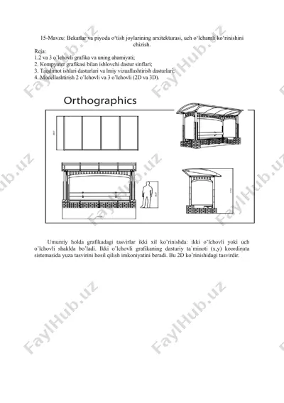 grafika dasturlari — DOCX