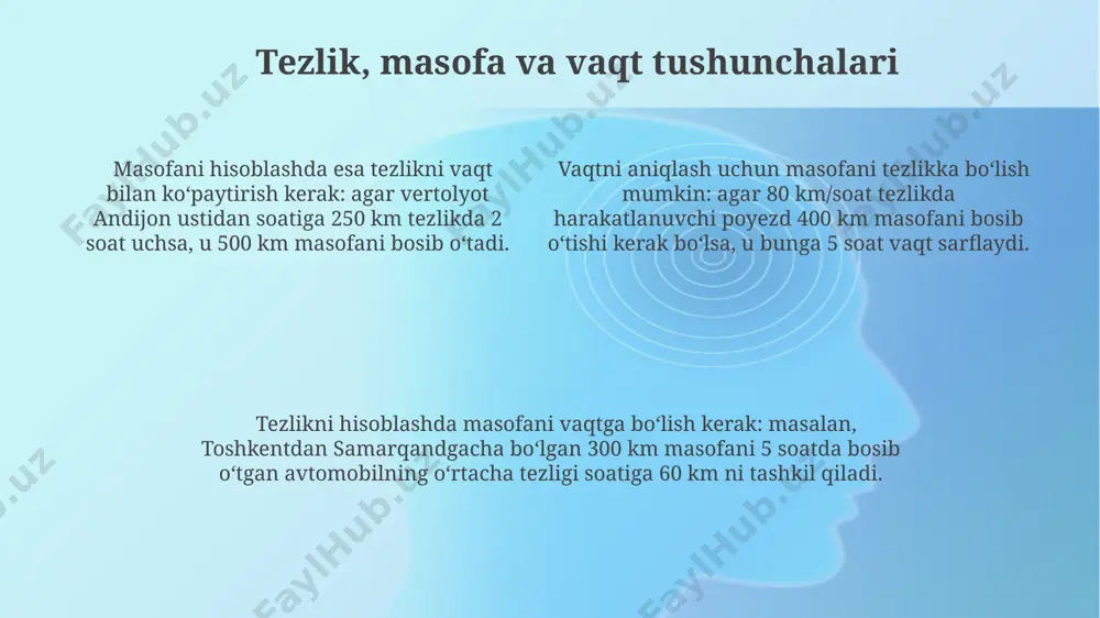 tezlik, masofa va vaqt - Page 4