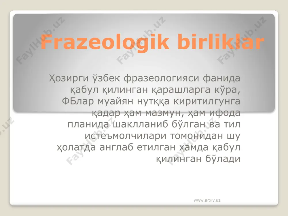 frazeologik birliklar tarjimasida kalka usuli - Page 2