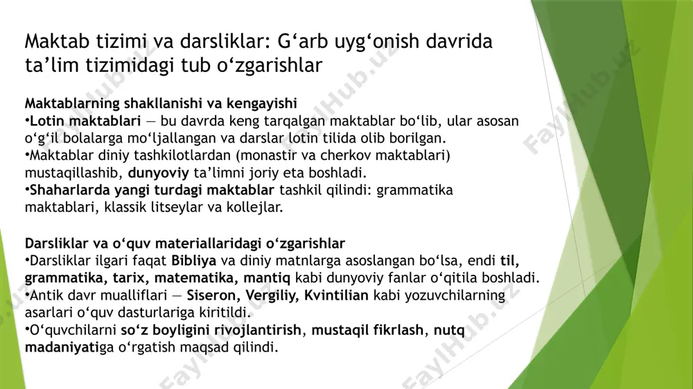 g'arb uyg'onish davrida pedagogika fani taraqqiyoti - Page 5