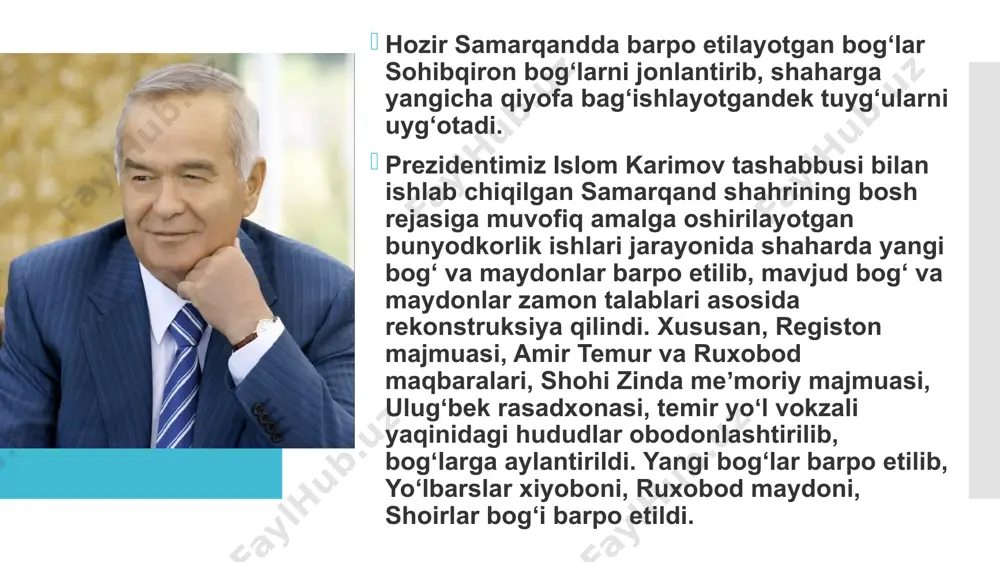 samarqandda zamonaviy bog’larning qurilishi - Page 4