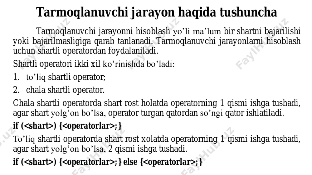 c++ dasturida tarmoqlanuvchi jarayonlarni dasturlash - Page 3