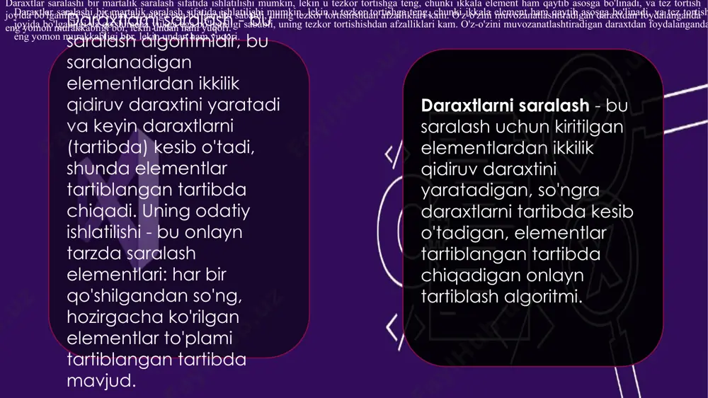 daraxtsimon saralash va uning tahlili - Page 4