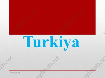 turkiya 2 — PPTX