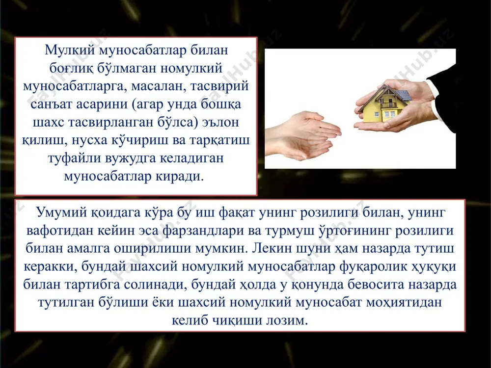 фуқаролик ҳуқуқи тушунчаси, тамойиллари, тизими ва предмети - Page 5