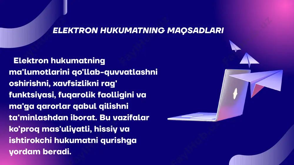 elektron hukumatning joriy etishning jahon tarjibasi - Page 4
