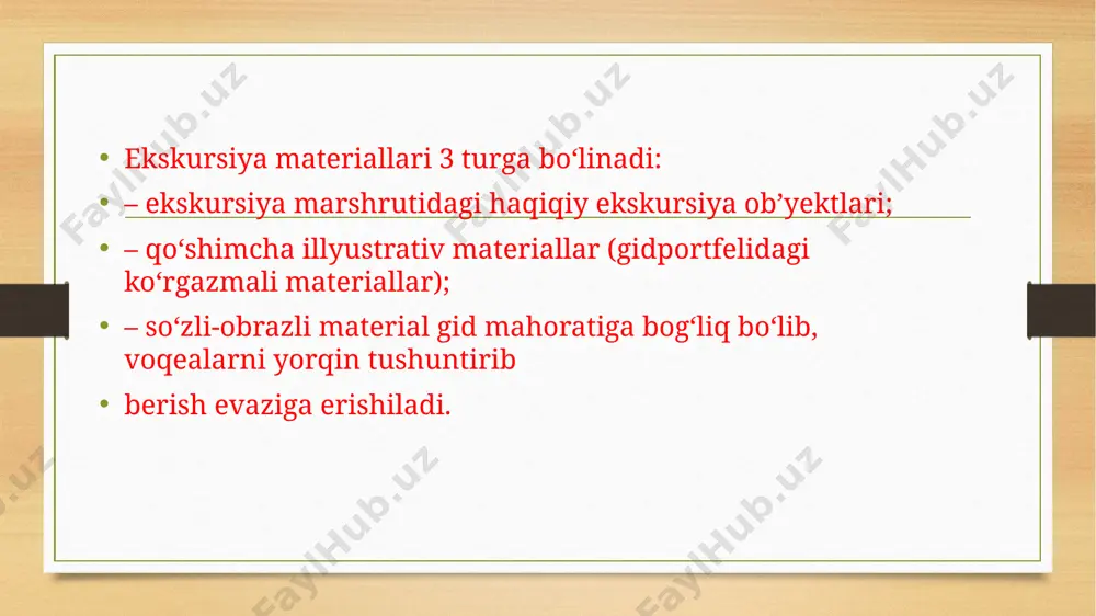 boshlang’ich sinflarda ekskursiya rejasini tuzib chiqish - Page 5