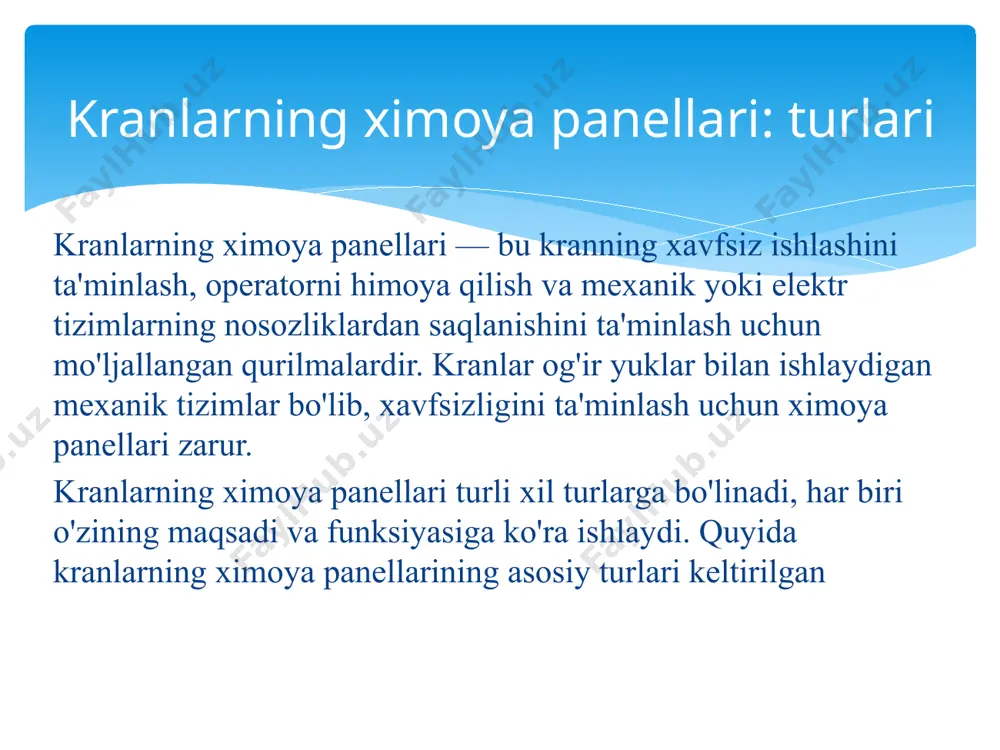 kranlarning ximoya panellari - Page 4