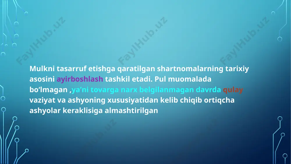 ayirboshlash shartnomasi - Page 5