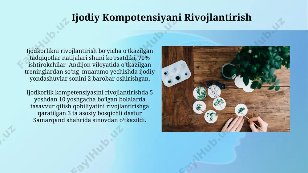 комбинаторлик турлари мавжуд бўлиб, буларнинг ҳар бири 2-3 та кичик турларга бўлинади ва буларнинг самарадорлиги шахснинг индивидуал хусусиятларига, масалан, хотирасига ва эътиборига боғлиқ. e'tiboringiz uchun rahmat @taqdimot_robot image2.jpg image3.jpg image4.jpg image5.jpg image6.jpg image7.jpg image8.jpg image9.jpg image10.jpg image1.png