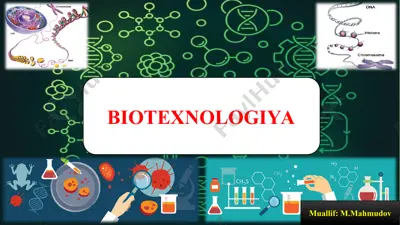 biotexnologiya — PPT