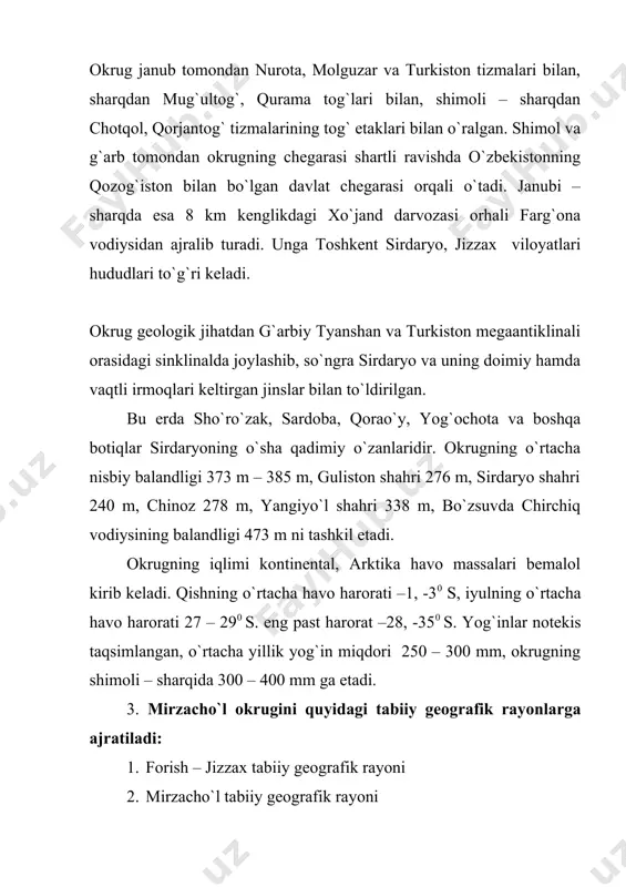ustyurt оkrugi va mirzacho`l okrugi - Page 3