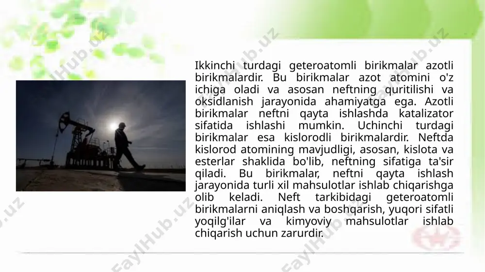 heteroatomli birikmalar - Page 4