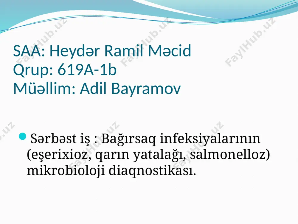 pləri 170-dən çox o-seroqrupa bölünür. k-antigen o antigeninə nisbətən səthdə yerləşir, ona görə də bağırsaq çöplərinin canlı kulturaları o-anticisimləri ilə aqqlütinasiya qabiliyyətinə malik olmur. o-antigeni aşkar etmık üçün kulturanı 100c-də bir saat müddətindəə qızdırmaq lazımdır. bu zaman k antigeni parçalandığından bakteriyalar o-anticimləri ilə reaksiya verir. hər bir ştammda ancaq bir tip k antigen olur. h-antigen flagellalarla əlaqədar olduğundan ancaq hərəkətli ştammlarda olur. bu antigenə görə eşerixiyalar 75 serotipə bölünür. ətraf mühitə davamlilığı və ekoloji xüsusiyyətləri e.coli ətraf mühit amillərinə çox davamlıdır. suda və torpaqda 2-3 ay saxlanılır. süddə isə nəinki yaşamaq qabiliyyətini saxlayır, hətta çoxalır. dezinfeksiyaedici maddələrin adi konsentrasiyaları onların 20-30 dəq müddətində öldürür. e.coli brilliant yaşılının təsirinə xüsusilə həssasdır. e.coli əsasən heyvanların və insanların bağırsaqlarında məskunaşır. onlar bağırsaqların normal mikroflorasının obliqat nümayəndələrindədir. e.coli nəcislə ətraf mühitə düşür, beləliklə ətraf mühit obyektivlərində- torpaqda və suda rast gəlinir. onun aşkar edilməsi suyun və torpağın fekal çirklənməsinin əsas göstəricilərindəndir. patogenez e.coli bağırsaqların …