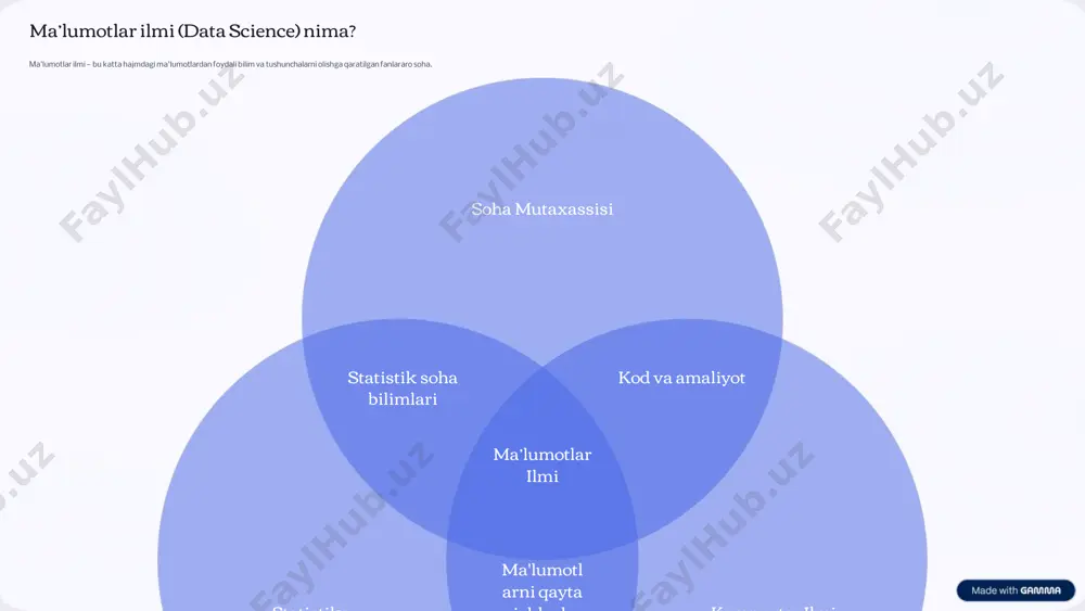 katta xajmli ma'lumotlar (big data) faniga kirish - Page 5