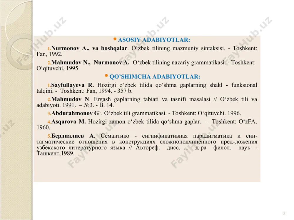 natija va to’siqsiz ergash gapli qo‘shma gaplar - Page 2
