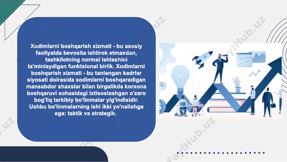 nishlarga qarshi turish, ma'muriyat va ishchilar o'rtasida vositachilik qilish edi. mehnat normalarini belgilash va qayta ko'rib chiqishni tashkil etish. mehnatni standartlashtirish mohiyatan mehnat jarayoni amalga oshirilayotgan muayyan tashkilot yoki korxonada mavjud sharoitlarni baholashdir. ishni tashkil etishda ularni yanada joriy etish maqsadida yangi usul va uslublar o‘rganilmoqda. ushbu jarayon ishlab chiqarishni boshqarish uchun zarur bo'lgan oqilona tartibni o'rnatgan holda mehnatning rivojlangan ilmiy tashkil etilishiga yordam beradi. boshqacha aytganda, ularning ishini to'g'ri tashkil etish uchun eng maqbul sharoitlar izlanmoqda. bizning fikrimizcha, mehnatni standartlashtirish jarayoni bir necha bosqichlardan o'tishi kerak: 1) barcha toifadagi ishchilarga tegishli bo'lgan amaldagi mehnat qoidalarini tahlil qilish va aniqlash; 2) ushbu ishchilar uchun mehnat standartlarini ishlab chiqish ular uchun hali o'rnatilmagan; 3) ilgari va hozirda qabul qilingan mehnat me'yorlarining maqsadga muvofiqligi va samaradorligini tekshirish, mehnat standartlarini qayta baholash, eskirgan va noto'g'ri mehnat standartlarini tahlil qilish; 4) tashkilotdagi mehnat standartlari holatini tizimli tahlil qilish, standartlashtirish jarayonini takomillashtirish. image1.png image2.png image3.jpeg